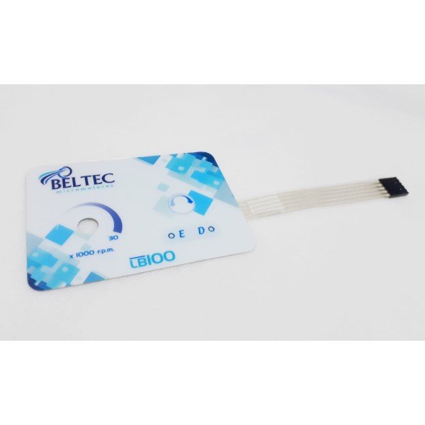 Etiqueta Painel Membrana Lb100 Azul Beltec - Adc0073