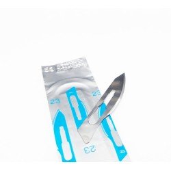 Lamina Bisturi em Aço Carbono Sólido n°23 Seladora Cristófoli - Mpr01763 Lamina Bisturi em Aço Carbono Sólido n°23 Seladora Cristófoli - Mpr01763