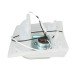 Resistência com Suporte Plástico 220v Destiladora Cristófoli- Rim00012 Resistência com Suporte Plástico 220v Destiladora Cristófoli- Rim00012