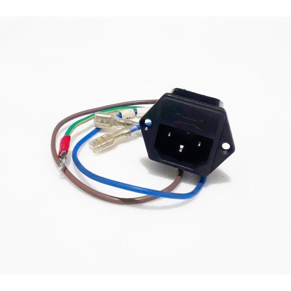 Conector Tripolar com Porta Fusível Seladora Plus Cristófoli - Rim00582 Conector Tripolar com Porta Fusível Seladora Plus Cristófoli - Rim00582