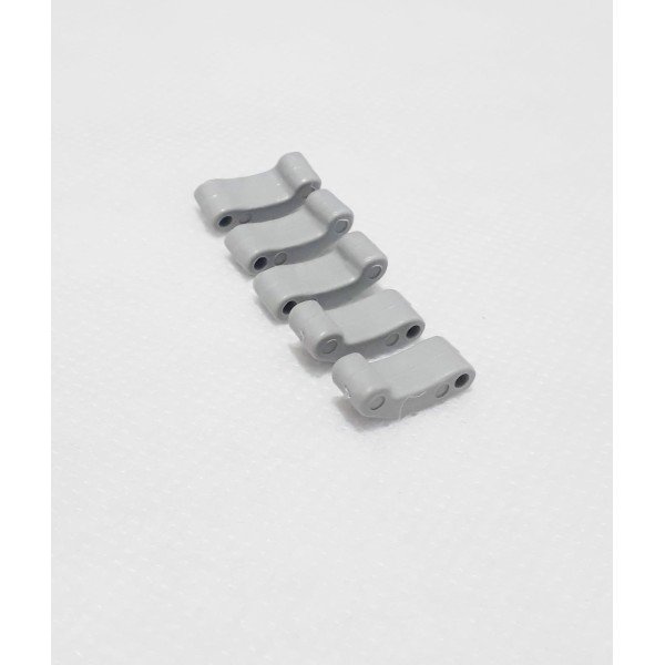 Kit 5 Linguetas Atuadora Cinza P/ Suporte Pontas Aro Gnatus - 41000008770/30365004419 Kit 5 Linguetas Atuadora Cinza P/ Suporte Pontas Aro Gnatus - 41000008770/30365004419