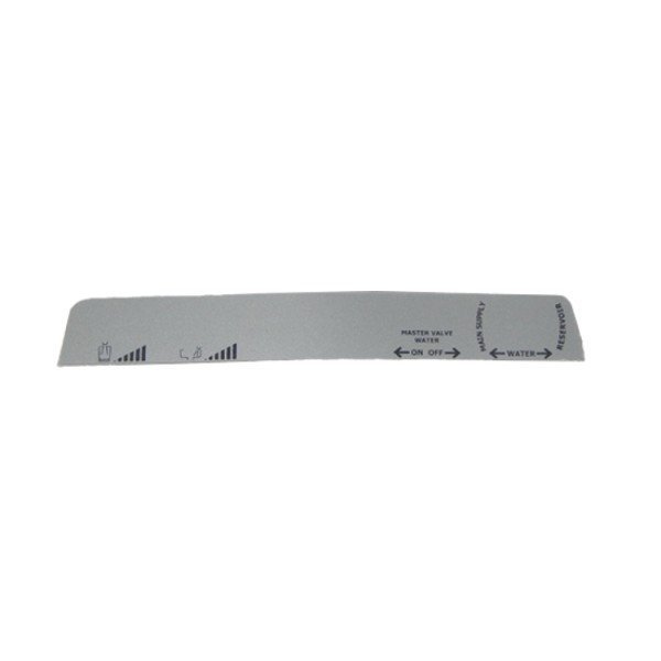 Etiqueta "Lexan" Unidade de Água S500 Saevo - 31000001400 Etiqueta "Lexan" Unidade de Água S500 Saevo - 31000001400